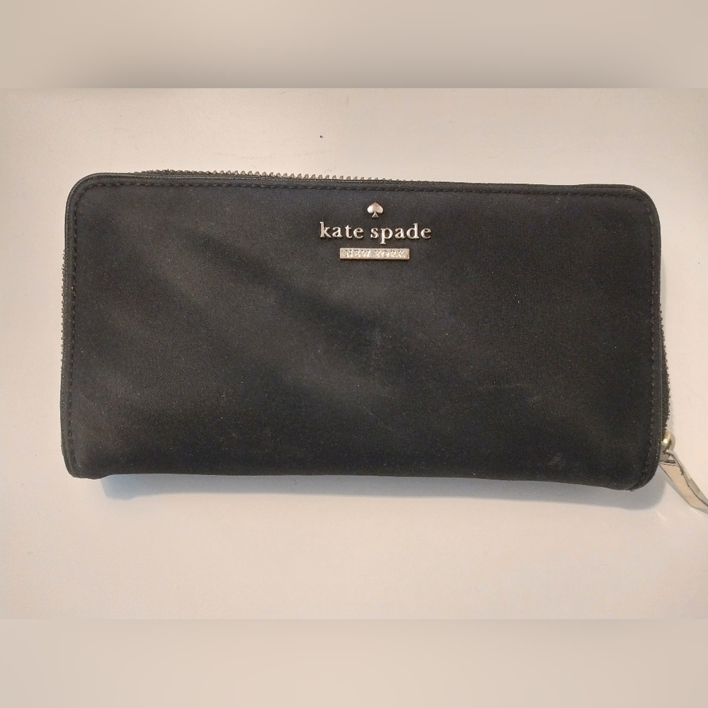 Black Nylon Kate Spade Wallet